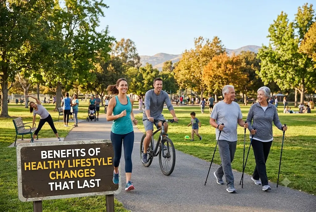 benefits of healthy lifestyle changes that last