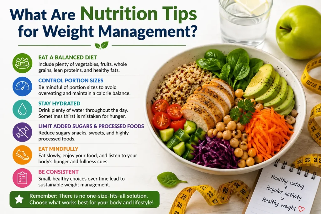 what are nutrition tips for weight management_