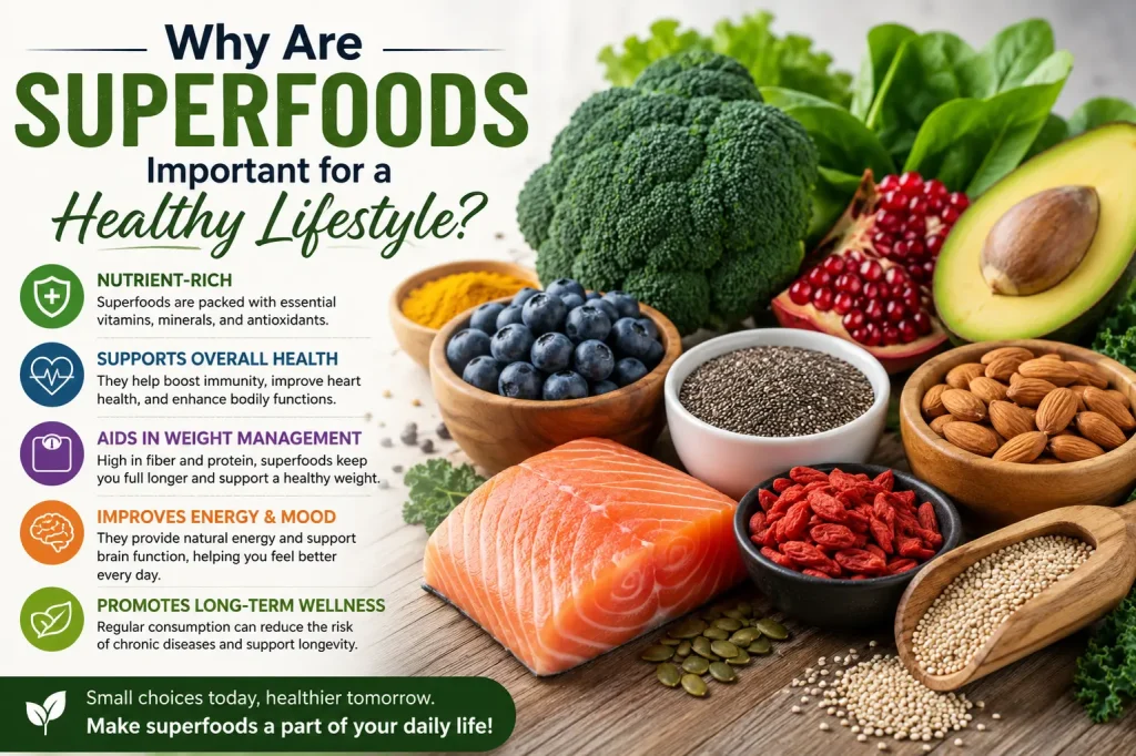 why are superfoods important for a healthy lifestyle_