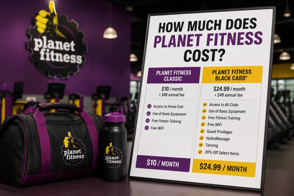 how much does planet fitness cost